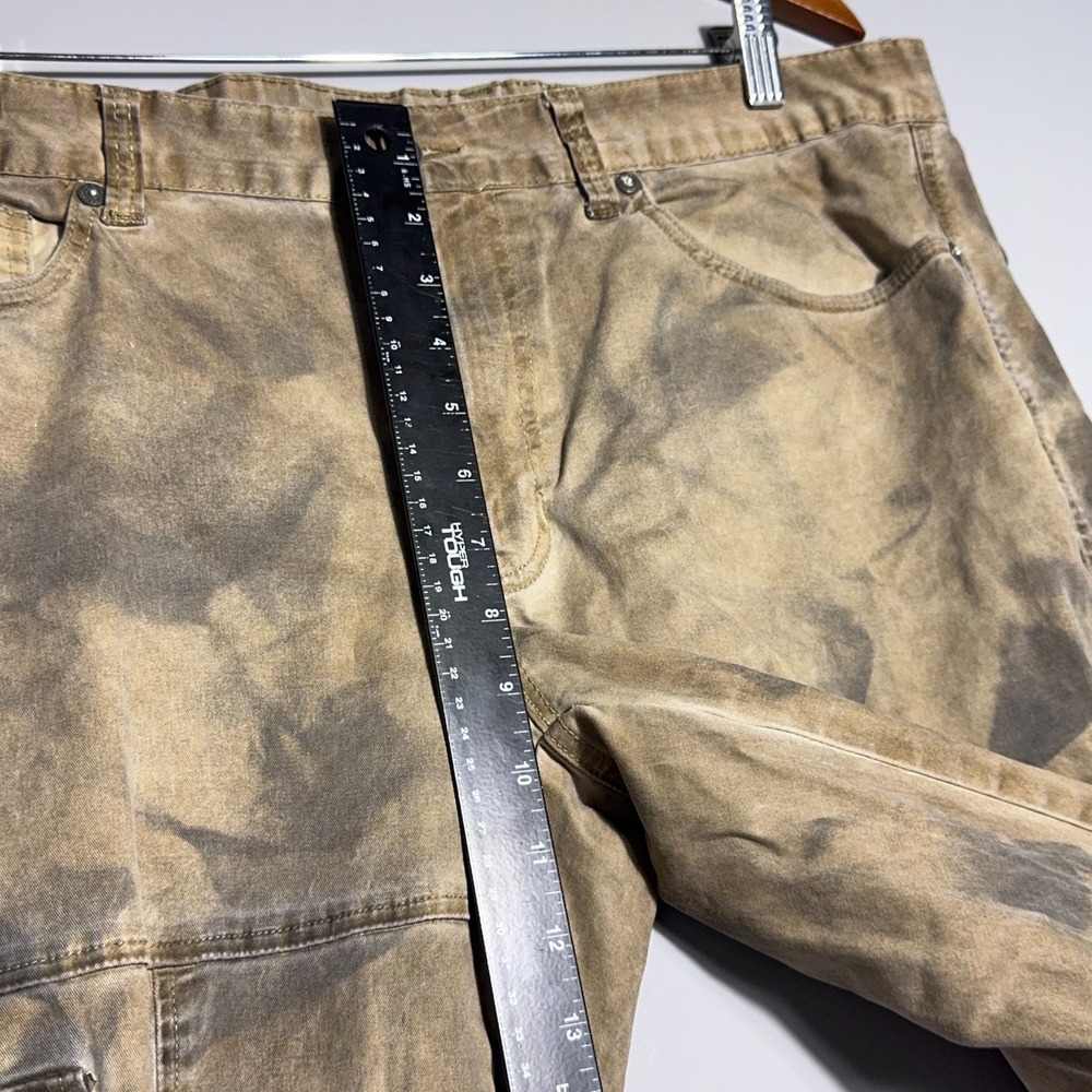 NWT Smoke Rise Easy Slim Fit Cargo Pants Mens Size 36x32 Acid Wash Streetwear - Picture 5 of 10